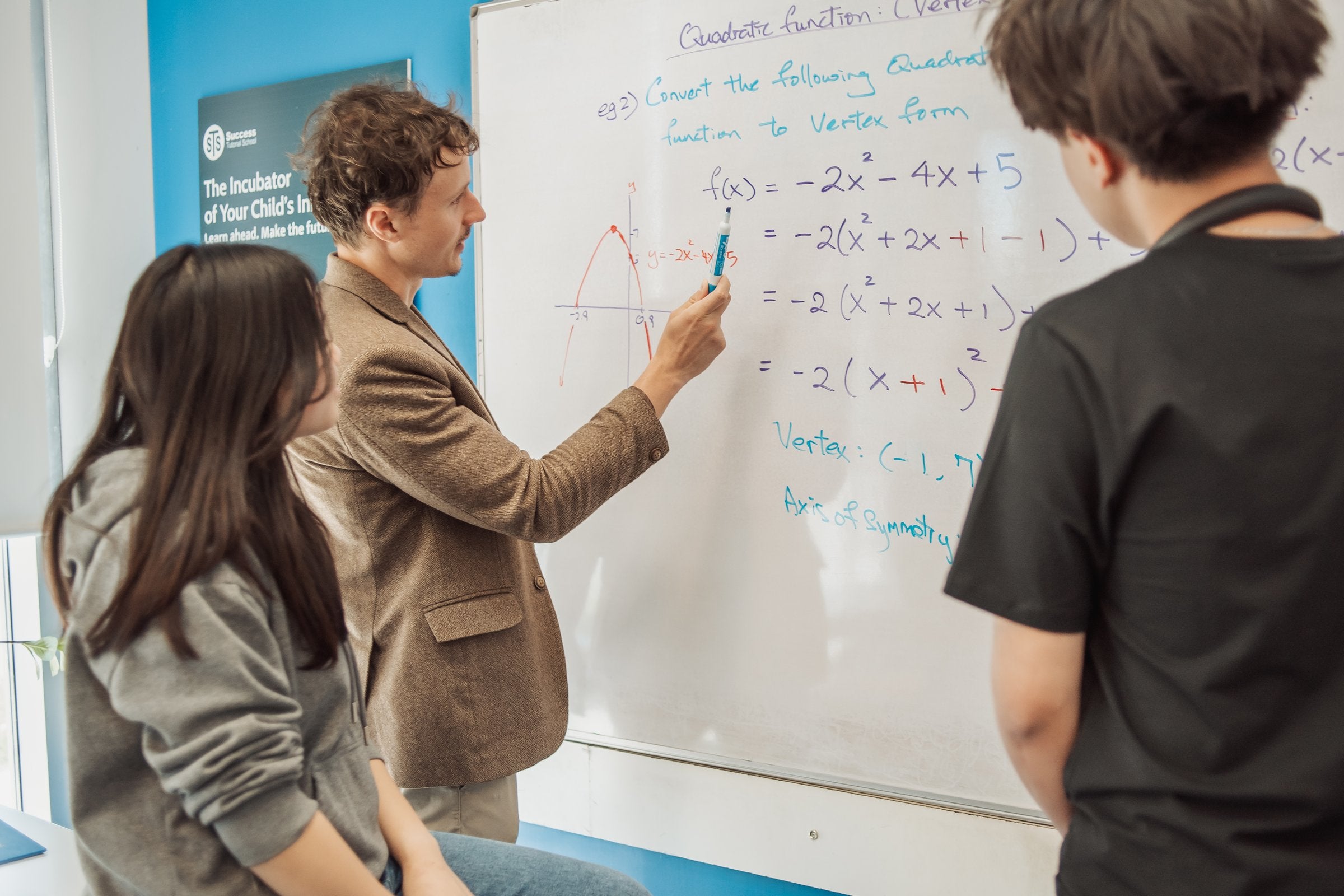 Grade 12 Data Management classroom